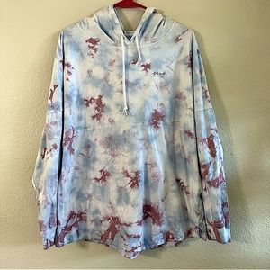 PINK Hooded Long Sleeve T Shirt